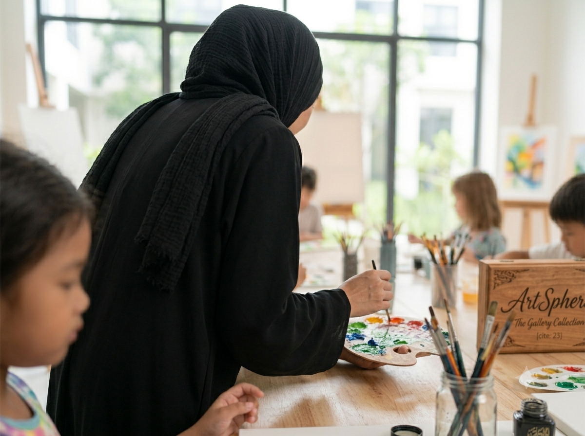 Shughafil Ibda in Abaya